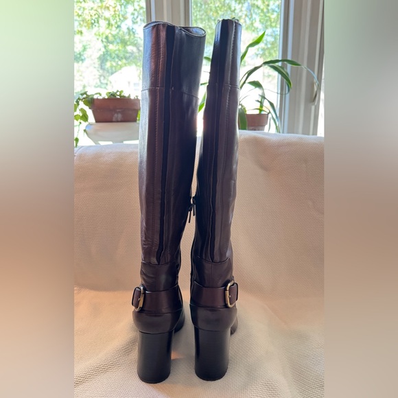 Vince Camuto Sidney Brown Leather Boots, sz 11 - Picture 5 of 9